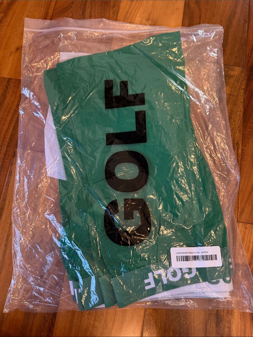 Golf Wang Green and Black Boxer Briefs 3 Pack